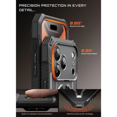 9. Supcase Grip Pro Mag MagSafe Hülle für iPhone 18 Pro / 17 Pro - Schwarz