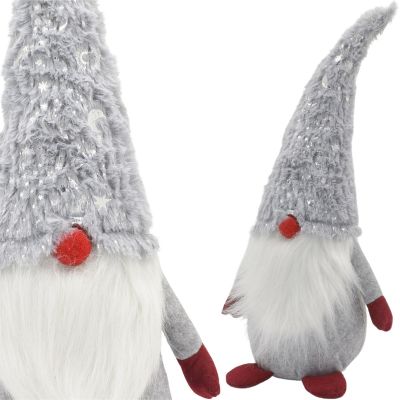 Dekorative graue 45 cm Zwergenfigur