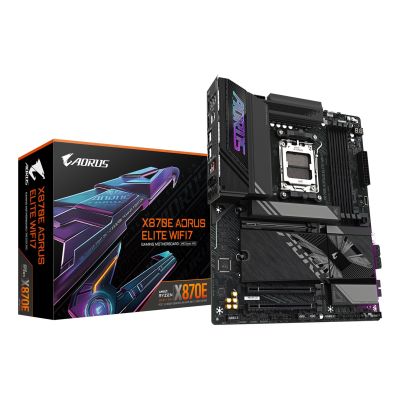 7. Gigabyte X870E AORUS ELITE WIFI7 Mainboard