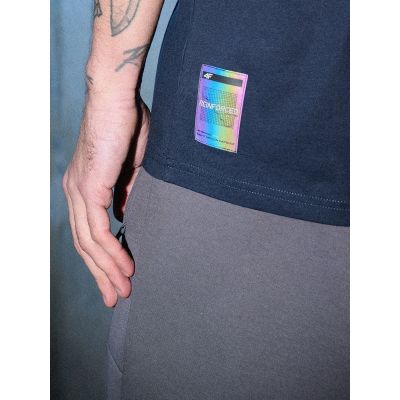 5. Herren-T-Shirt mit Aufdruck, regulär, Größe 4F 4FRSS26TTSHM3659-31S