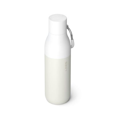 3. LARQ BFDGW074A Trinkflasche für den täglichen Gebrauch, Fitness und Wandern, 670 ml, Edelstahl, Weiß