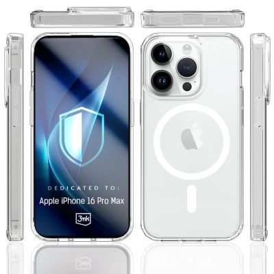 5. 3mk Armor MagCase für iPhone 16 Pro Max – Transparent