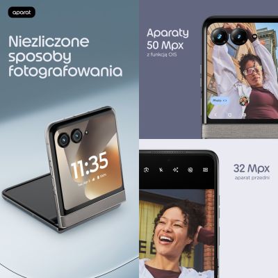 6. Motorola Razr 70 5G 256 GB Pantone Hämatit