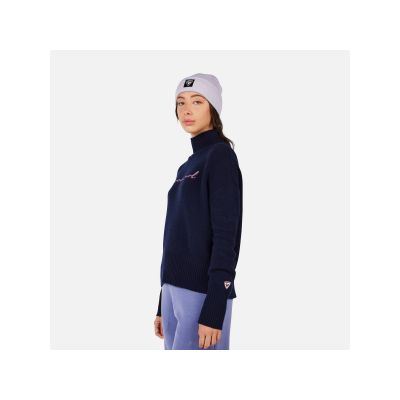 4. ROSSIGNOL W SIGNATURE SWEATER marineblauer Damenpullover