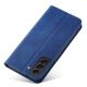 7. Magnet Fancy Case für Samsung Galaxy S23+ Flip Cover Wallet Stand blau