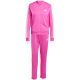 2. Damen adidas Essentials 3-Streifen Trainingsanzug Rosa JD5436