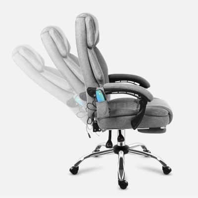 5. Boss 6.0 Grauer Drehstuhl
