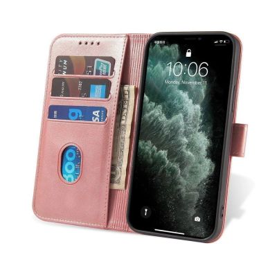 6. Magnet Case elegante Hülle mit Überschlag und Standfunktion für Samsung Galaxy A73 pink
