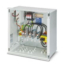 Generatorbox für Photovoltaikanlage mit 1 MPPT und DC-Brandschutzschalter / Phoenix-Contact / 1000DC / Box 1MPPT / 1137053 / Enthält: Überspannungsschutz Typ T1/T2, DC-Brandschutzschalter mit Fernzugriff, abgedichtetes Gehäuse (IP65) mit Kabelverschraubungen