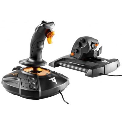 9. Thrustmaster T-16000M FCS Hotas Schwarz, Orange USB-Joystick Analog/Digital MAC, PC