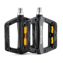 Rockbros BP2501 Reflektierende Nylon-Fahrradpedale – Schwarz