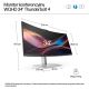 4. HP LED 34” S7 Pro Monitor 734pm (8K157UT) Curved IPS 120Hz WQHD RJ-45 Thunderbolt 4 Kamera