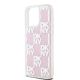 6. DKNY Liquid Glitter Multilogo Hülle für iPhone 15 Pro Max – Pink