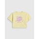 5. Lockeres T-Shirt mit Mädchenmuster 4F 4FJRSS26TTSHF3908-72S