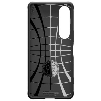 4. Spigen Rugged Armor Case für Sony Xperia 1 VII - Mattschwarz