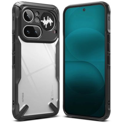 2. Ringke Fusion X Hülle für das Nothing Phone 4A Pro – transparent und schwarz