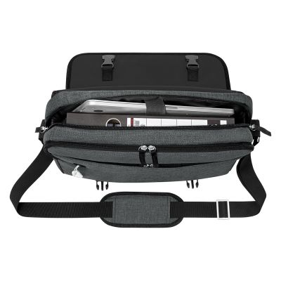 2. Wedo College Polyester graue Umhängetasche für Jungen und Mädchen