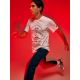 6. Herren-T-Shirt mit Aufdruck, regulär, Größe 4F 4FRAW26TTSHM4470-10S