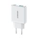 5. Joyroom JR-TCF14 20W USB-A USB-C Wandladegerät superdünn – Weiß