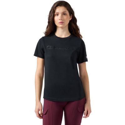 7. Champion SS Tee Damen Schwarz 118382 KK001