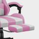 3. Huzaro Force 4.7 Pink Mesh Gaming-Stuhl