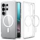 2. Spigen Ultra Hybrid Mag MagSafe Hülle für Samsung Galaxy S26 Ultra – Transparent und Weiß