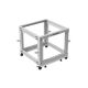 12. Open Rack 19" 9U 600x600-1100 verstellbar grau Lanberg