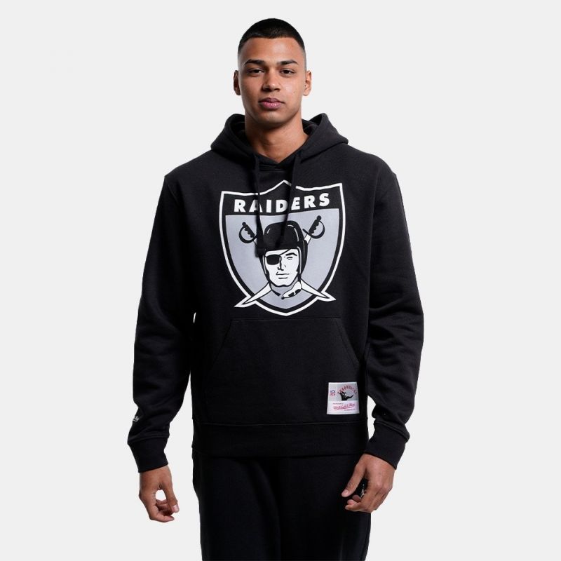 4. Mitchell & Ness NFL Team Logo Hoody Oakland Raiders M HDSSINTL1052-ORABLCK