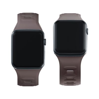 18. 3mk Silikon- Watch für Apple Watch 42/44/45/49 mm – Braun