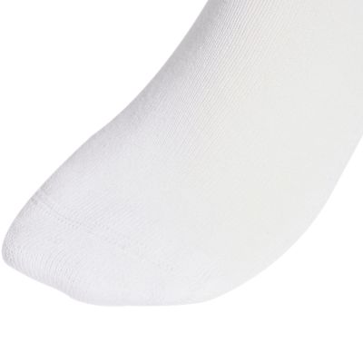 3. Adidas gepolsterte, lineare Crew-Socken, 10 Paar, Weiß, KF9091