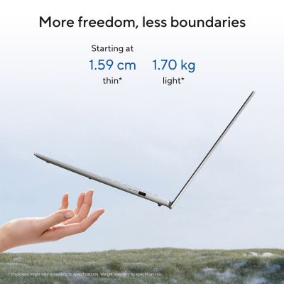 13. ASUS Vivobook S16 S3607VA-RP097W Core 5 210H 16,0" WUXGA IPS-Panel 144Hz 300nits AG 16GB DDR5 SSD512 Intel UHD Graphics WLAN+BT Cam1080p 70Whs Win11 Cool Silver