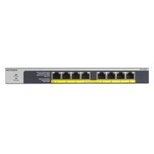 Netgear GS108LP-100EUS 8p PoE 60W* (PoE+: 8p) Unmanaged Gigabit Switch