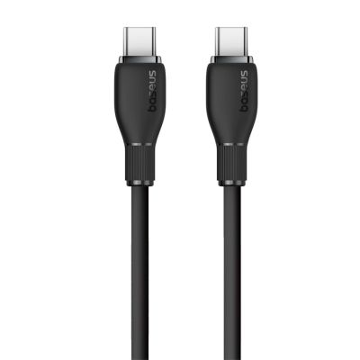 2. Baseus Pudding Series USB-C-Kabel – USB-C 100 W 1,2 m – Schwarz