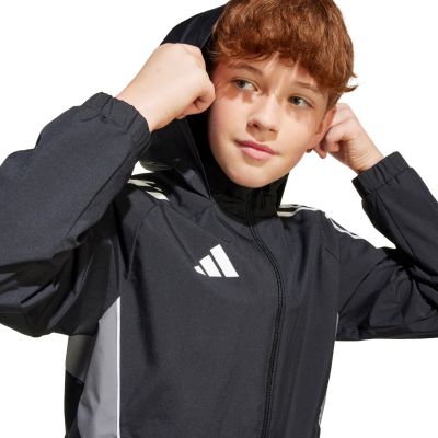 11. adidas Tiro 25 Competition Allwetter-Kinderjacke Schwarz IW0448