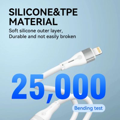 7. Wozinsky WSTCL1 Lightning / USB-C PD 27W Kabel 1 m - Weiß