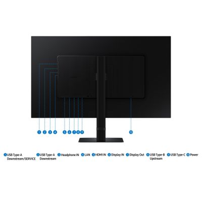 44. SAMSUNG LED-Monitor S60UD 32" LS32D600UAUXEN 100Hz