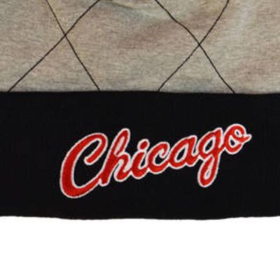3. Mitchell & Ness NBA Steppmütze mit Bommel (HWC Chicago Bulls)