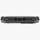 5. Uniq LifePro Xtreme Magclick Ladehülle für iPhone 18 Pro Max / 17 Pro Max – Transparent Schwarz
