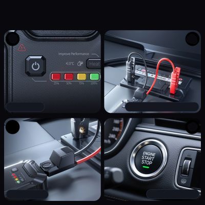 8. Starthilfegerät Baseus PrimeTrip VJ1 12000mAh - schwarz