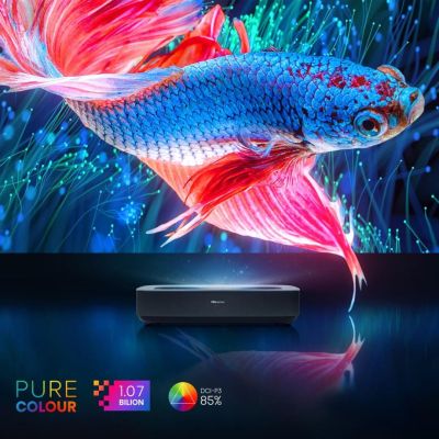 20. Hisense PL1SE Beamer Ultra-Kurzdistanzprojektor 2100 ANSI Lumen DLP 2160p (3840x2160) Schwarz