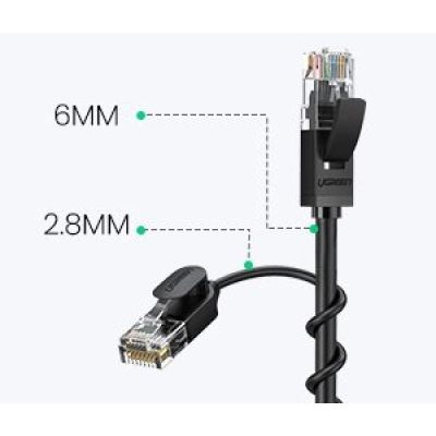 10. Ugreen Kabel Internet Netzwerkkabel Ethernet Patchkabel RJ45 Cat 6A UTP 1000Mbps 5m schwarz (70654)