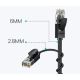 10. Ugreen Kabel Internet Netzwerkkabel Ethernet Patchkabel RJ45 Cat 6A UTP 1000Mbps 5m schwarz (70654)