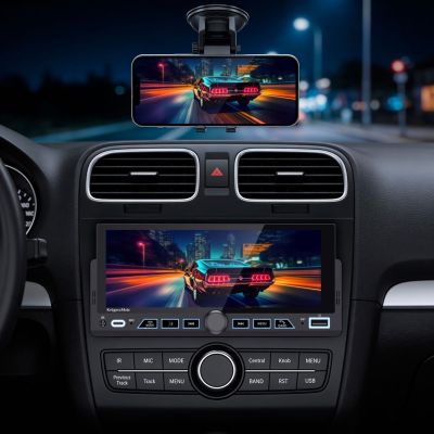 5. KRUGER&MATZ Autoradio KM2017 CarPlay/Android Auto 1DIN
