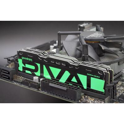 7. DDR4 32 GB 3200 MHz UDIMM goodram RIVAL Radiant Green