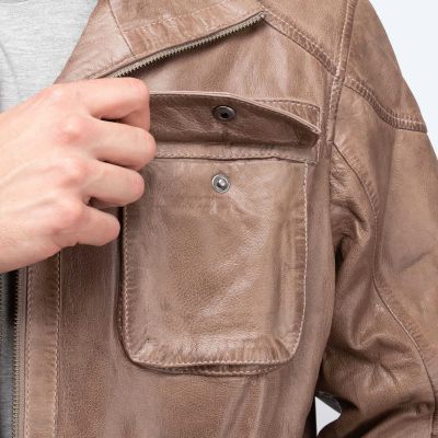 6. Cameleon Jacke M Laslo Grau
