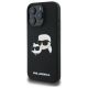 2. Karl Lagerfeld Silikonhülle Heads Print MagSafe für iPhone 16 Pro - Schwarz