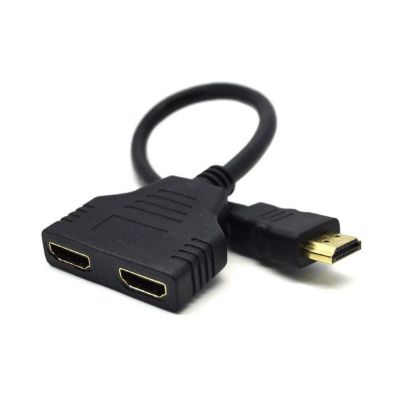 GEMBIRD DSP-2PH4-04 Adapter (HDMI M - 2x HDMI F; 0,20 m; schwarz)