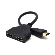 GEMBIRD DSP-2PH4-04 Adapter (HDMI M - 2x HDMI F; 0,20 m; schwarz)