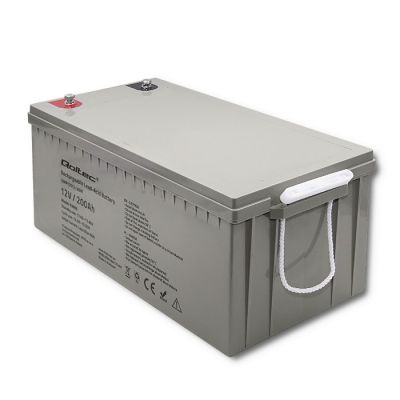 8. QOLTEC AGM-Batterie 12V | 200Ah | max. 3000A