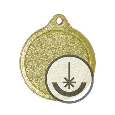 2. Lasergravierte Medaille - RMI